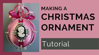 Victorian Style Christmas Ornament Tutorial [upl. by Rollecnahc]