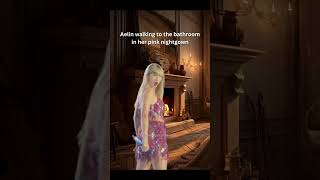 Aelin walking to the bathroom in her pink nightgown 😂 throneofglass [upl. by Aniarrol]