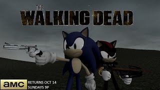 Sonic The Hedgehog in The Walking Dead Season 3 Trailer [upl. by Anwahsat]