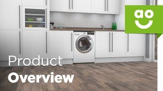 Hoover Washing Machine DXOA68C3 Product Overview  aocom [upl. by Tertias]