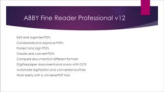 English Tutorial How to Install ABBYY Fine Reader [upl. by Gemperle]