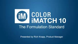 Color iMatch 10  The Formulation Standard [upl. by Hales]