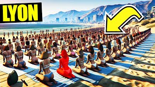 NASCONDINO con 100 DONNE IN COSTUME su GTA5 [upl. by Vinnie280]