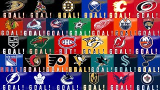 All 32 NHL Goal Horns 2022 [upl. by Swirsky]