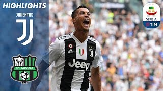 Juventus 21 Sassuolo  Ronaldo Scores First Juventus Goals  Serie A [upl. by Lenroc]