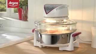 Cookworks EP2228 White Digital Halogen Oven  Argos Review [upl. by Evanne805]