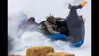 Cardboard sled race at Winterfest 2019 [upl. by Mitzie]