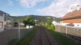 Führerstandsmitfahrt im Naturpark  Express von Tuttlingen nach Sigmaringen 27K [upl. by Myrtie]