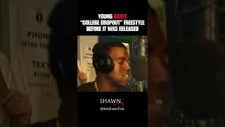 Young Kanyes Freestyle Before quotThe College Drop Outquot Was Released shorts hiphop music fyp [upl. by Navap155]