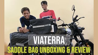 GUARANTEE BEST SADDLE BAG  HONEST REVIEW  VIATERRA SADDLE BAG UNBOXING AND REVIEW [upl. by Scrope672]