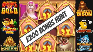 🎰£200 BONUS HUNT🎰 A SUCCESSFUL BONUS HUNT AT LAST slots bonushunt bigwin [upl. by Ativla496]