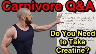 Carnivore QampA Do You NEED to Take CREATINE on the Carnivore Diet Creatine Monohydrate vs HCl [upl. by Sardella411]