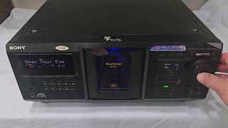 Sony CDP CX400 Demo Video 10048052 [upl. by Anaitsirk]