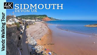 Sidmouth Devon UK🇬🇧  Stunning Coastal Scenes  Walking Tour [upl. by Azeret882]