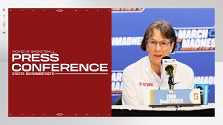 Stanford Women’s Basketball Postgame Press Conference  NC State [upl. by Lodie]