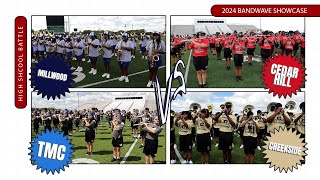 Round 2 Bandwave Battle 2024  Millwood vs Cedar Hill vs Townview vs Creekside  High School [upl. by Acsehcnarf993]