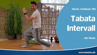 Home Workout 92 Tabata Intervall mit Kevin  Ganzkörperworkout ohne Geräte  60 min [upl. by Sirtimed]