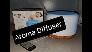 Aroma Diffuser 1000ml Capacity  Unboxing and Use  Humidifier  KimTownselYouTube [upl. by Ydissac]