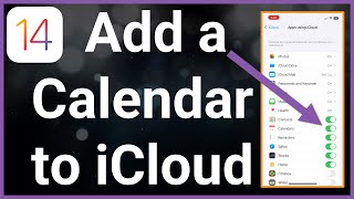 How To Add Calendars To iCloud [upl. by Ronny131]