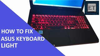 How to Enable Your Backlit Keyboard in Windows 10 [upl. by Dowski]