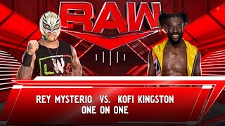 FULL MATCH  Rey Mysterio vs Kofi Kingston wwe Raw  WWE [upl. by Graff18]