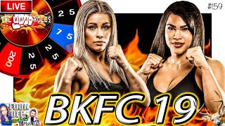 🔴 BKFC 19 PAIGE VANZANT vs RACHAEL OSTOVICH  BLUE FACE vs KANE TRUJILLO LIVE FIGHT REACTION [upl. by Ahseim]