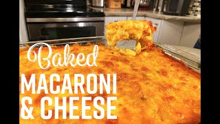 Baked Macaroni amp Cheese  Easy Original Recipe [upl. by Ytinirt]