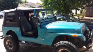 Part 1 Jeep Wrangler YJ Bestop SoftTop w Upper Doors Unbox Install [upl. by Rourke]