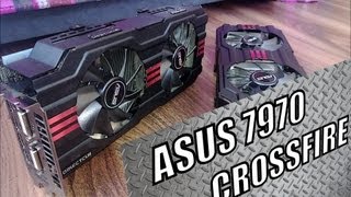 ASUS HD 7970 Ghz Direct CU II Crossfire 2X  3DMark Battlefield 3 Bioshock Crysis 3 Tomb Raider [upl. by Adlog]