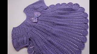 Vestido Crochet para Niña 3 a 4 años cc [upl. by Isdnil]