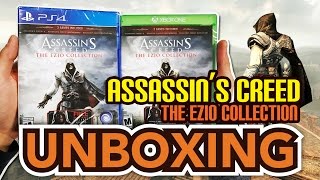 Assassins Creed The Ezio Collection PS4Xbox One Unboxing [upl. by Reinhard143]