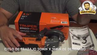 Truper ESMERIL TRUPER ERGO PRO DE 4 12” [upl. by Ydnarb140]