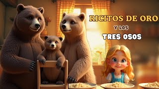 Ricitos de Oro y los tres Ositos Cuentos infantiles en Español  More Vídeo de Caricatura [upl. by Larcher]