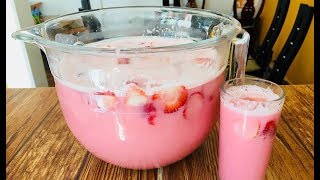 Agua de fresa estilo la michoacana deliciosa¡ [upl. by Anahahs253]