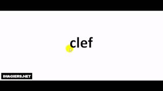 How to pronounce in French  clef [upl. by Terraj529]