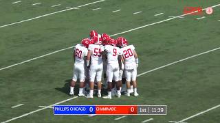 Chaminade Football  Phillips Academy Chicago Gateway Scholars Classic [upl. by Aoniak]