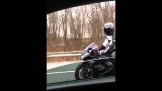 2008 ZX6R Two Brothers Full Exhaust Fly By [upl. by Charmane200]