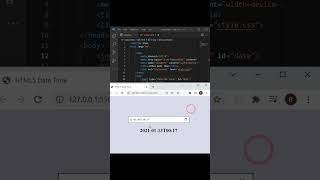 HTML Only Date Time Picker No Libraries Very Rare But More Useful shorts [upl. by Kirenoj]