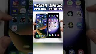 iPhone 13 Pro Max vs Samsung S23 Ultra EPIC SPEED SHOWDOWN⚡Fastest Flagship of 2024🔥shortsviral [upl. by Evot148]