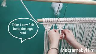 DIY Macrame Curtain Super easy fast Hướng dẫn thắt rèm macrame cực xinh siêu nhanh [upl. by Ahcilef778]