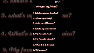 are we friends quiz quiz trend friendship [upl. by Ztnaj815]