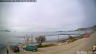 20231211 Arillas Corfu Live Webcam [upl. by Kusin953]