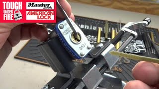 669 Master Lock Opened wa Plastic Zip Tie [upl. by Aremus]