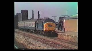 Class 40 40028 Samaria The South Yorkshireman railtour Stalybridge 1st April 1984 [upl. by Dahle]