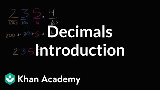 Introduction to decimals  Decimals  4th grade  Khan Academy [upl. by Donielle]