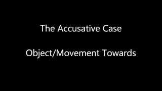 Latin Recap  The Accusative Case [upl. by Nosidda208]