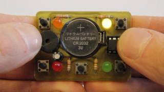 Simon game with ATtiny13 [upl. by Urbas]