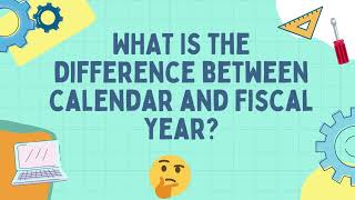 What is the difference between Calendar and Fiscal Year [upl. by Atsirt]