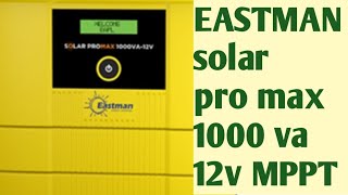 EASTMAN 1000VA SOLAR PRO MAX SOLAR PCU [upl. by Alyk]