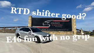 Is RTD Short Shifter good？E46 M3 on track with RTD ECR 27 CCW  big slides [upl. by Cohla114]